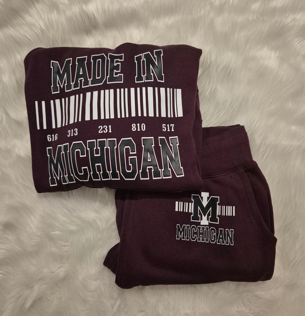 Made In Hoodie Jogger Set
